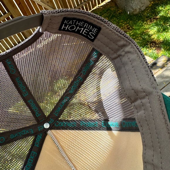 Katherine Homes Title Nine Tulip Mesh Trucker Snap Back Hat - Picture 12 of 13